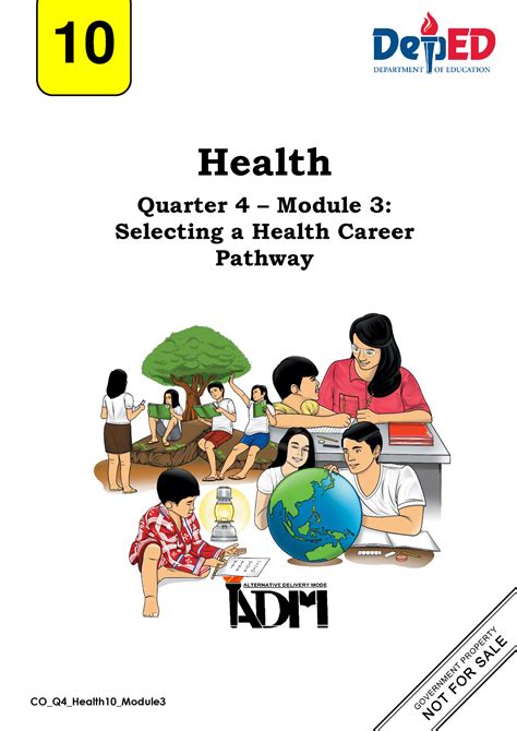 Quarter 4 Module 3: Selecting a Health Career Pathway .